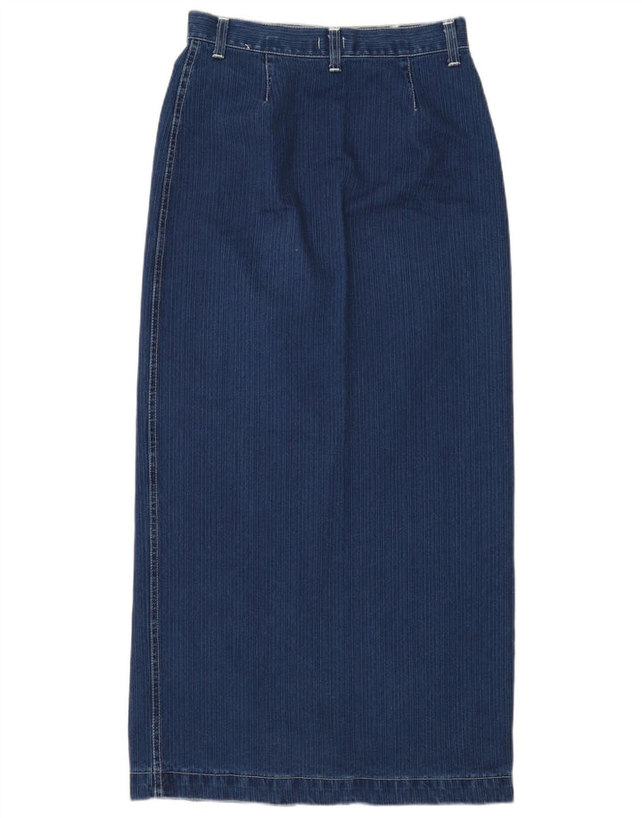 Saia maxi jeans feminina de cintura alta X-CAPE IT 44 médio W26 algodão azul
