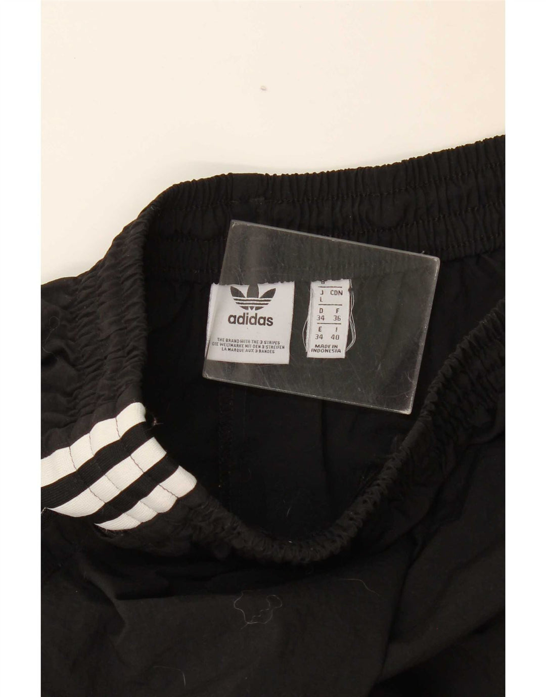 Adidas Womens Tracksuit Calças Joggers UK 8 Pequeno Poliéster Preto