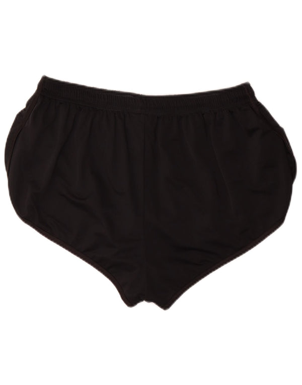 Shorts esportivos gráficos femininos Diadora UK 14 grande poliéster geométrico preto