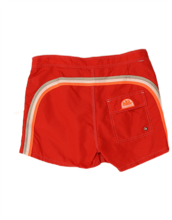 Shorts de natação masculino Sundek médio vermelho