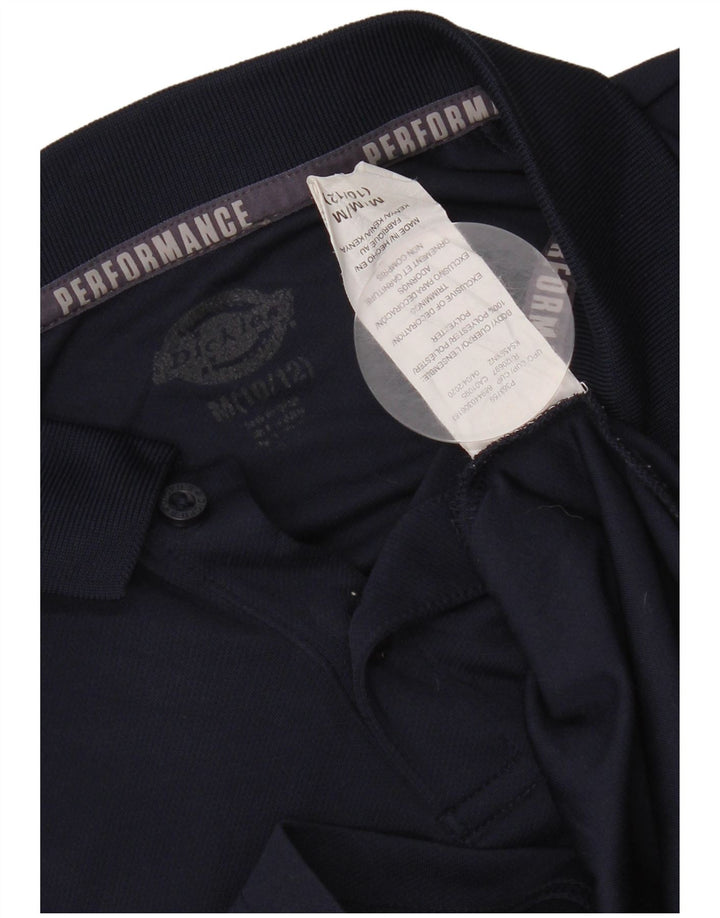 Camisa pólo Dickies Boys 10-11 anos médio azul marinho poliéster