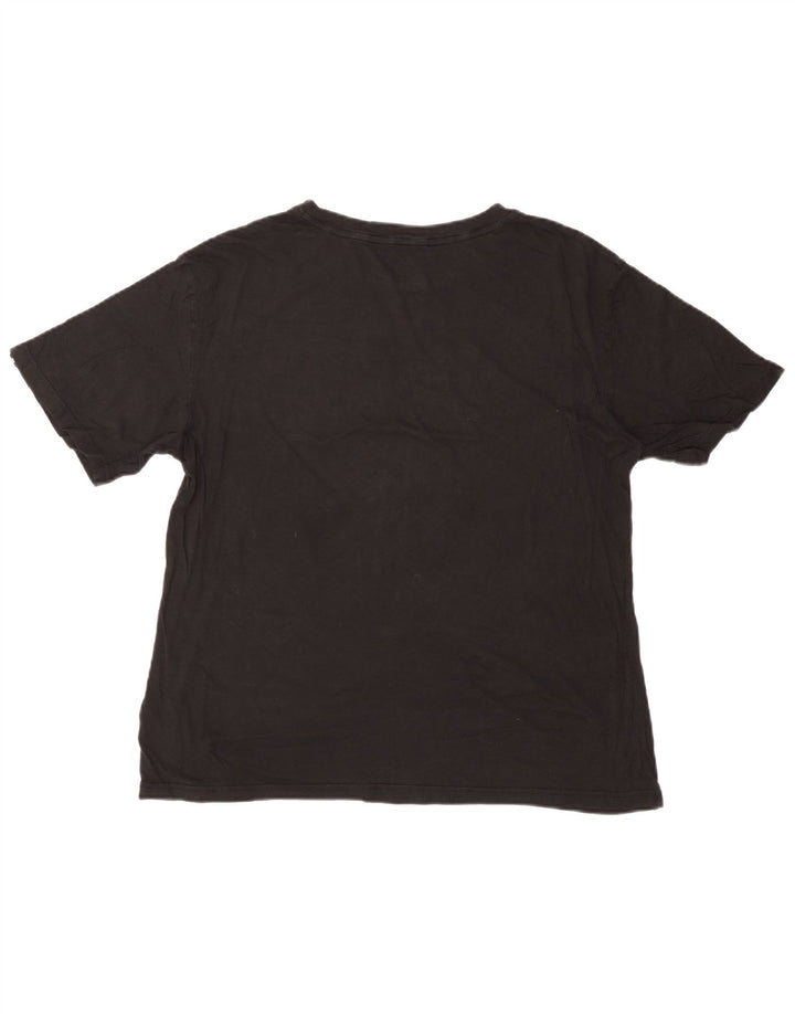 Camiseta feminina PUMA com estampa oversized UK 16 grande preta