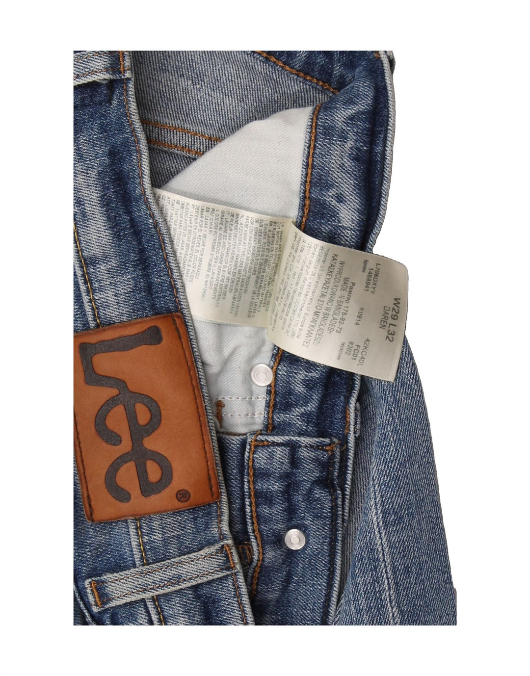 LEE Mens Daren Slim Jeans W29 L32 Blue Cotton Vintage Lee and Second-Hand Lee from Messina Hembry 