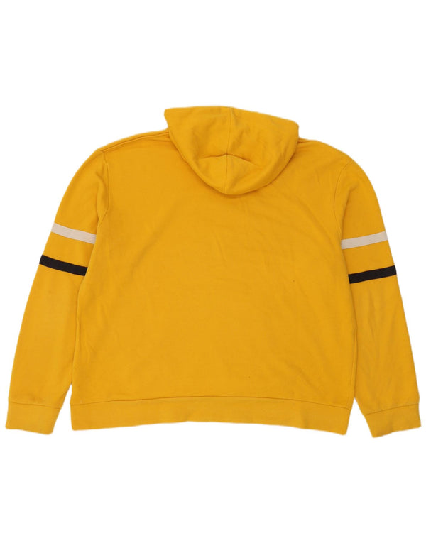 Nike Masculino Track&Field Graphic Hoodie Jumper UK 47/49 2XL Amarelo Listrado