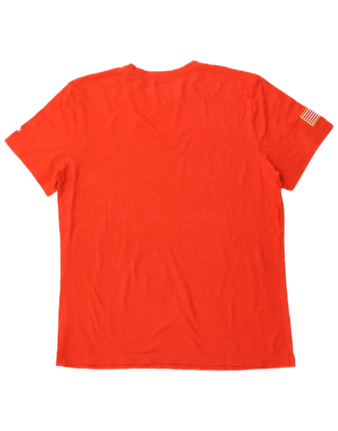 Camiseta masculina gráfica REEBOK grande algodão laranja