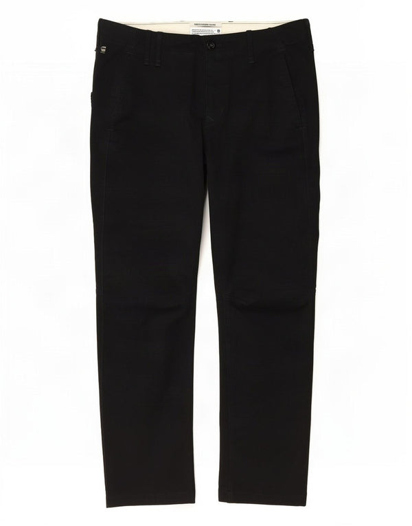 Calça Chino Reta Masculina G-Star W36 L28 Algodão Preto