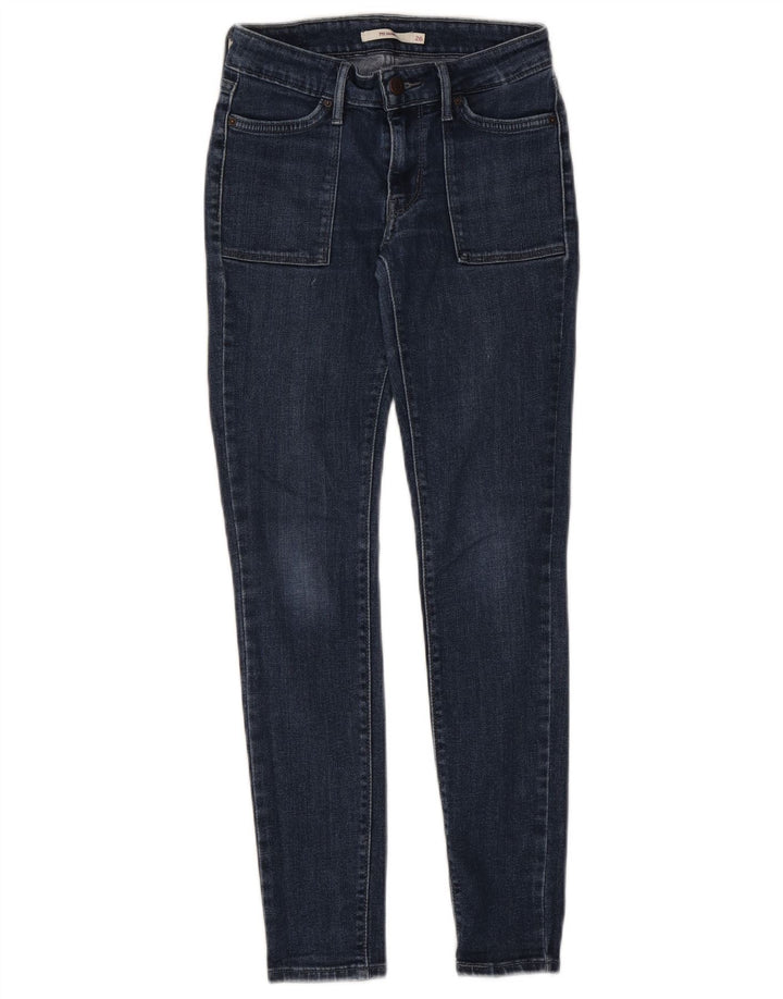 Calça jeans feminina Levi's 711 skinny W26 L28 azul