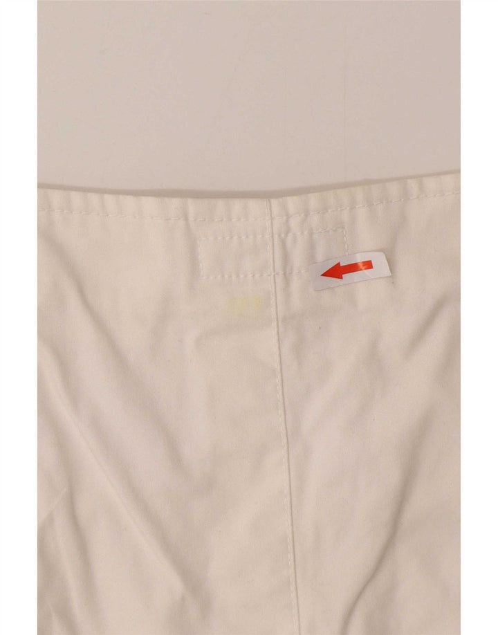 Minissaia feminina Tommy Hilfiger grande W32 algodão branco
