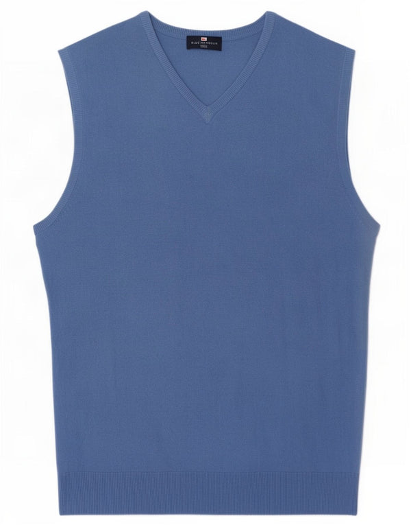 Regata masculina Marks & Spencer azul Harbour colete grande acrílico
