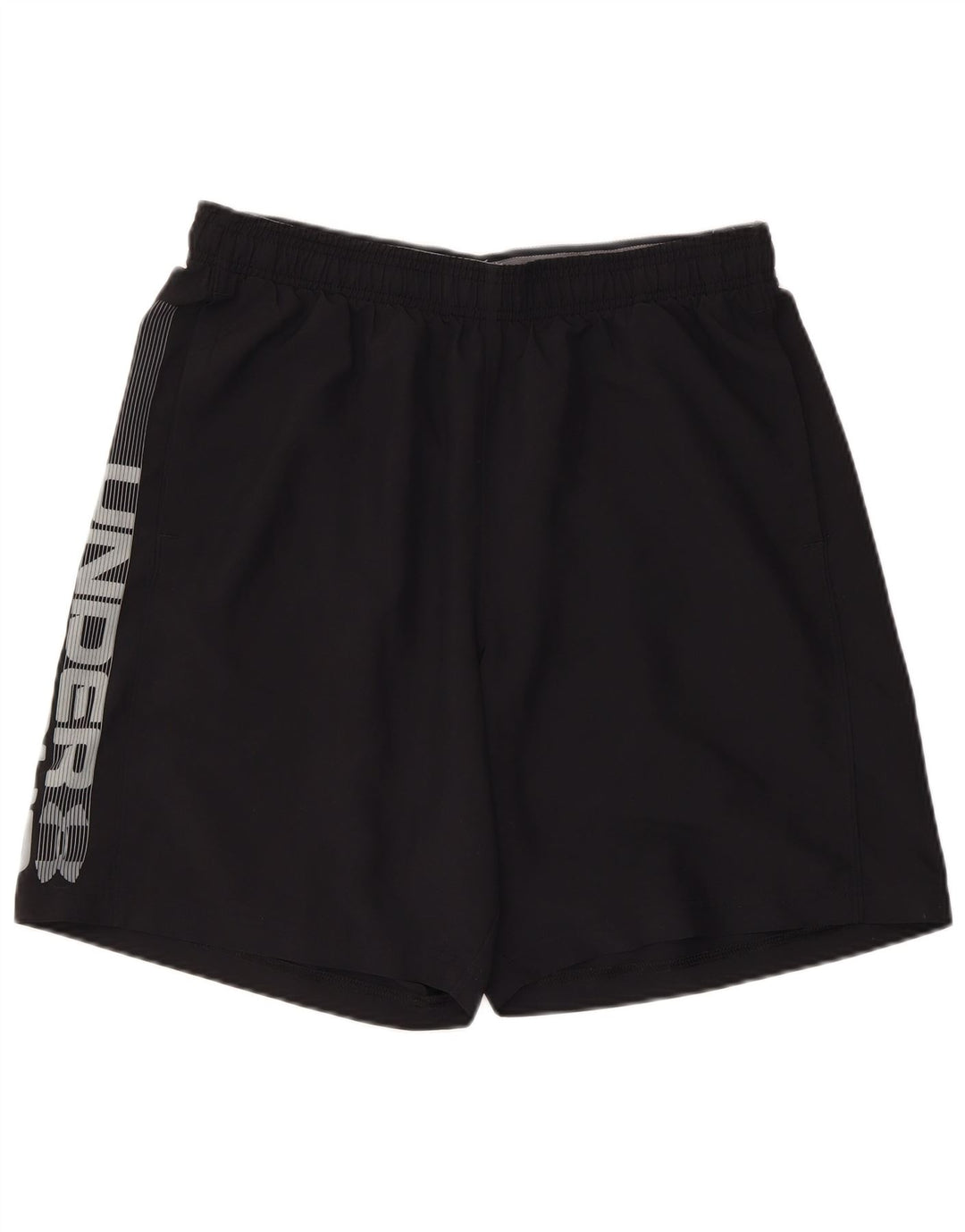 UNDER ARMOUR Masculino Heat Gear Graphic Sport Shorts Grande Poliéster Preto
