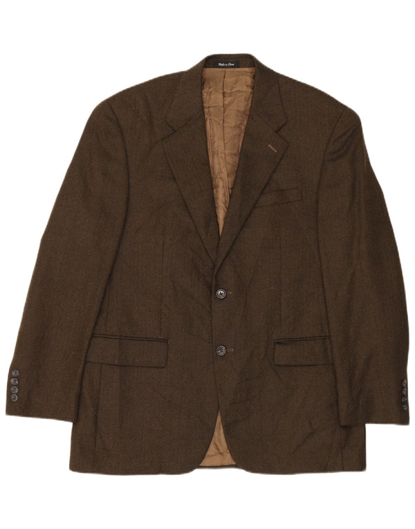 Jaqueta Blazer Masculina Ralph Lauren com 2 Botões Reino Unido 40 Marrom Médio Clássico