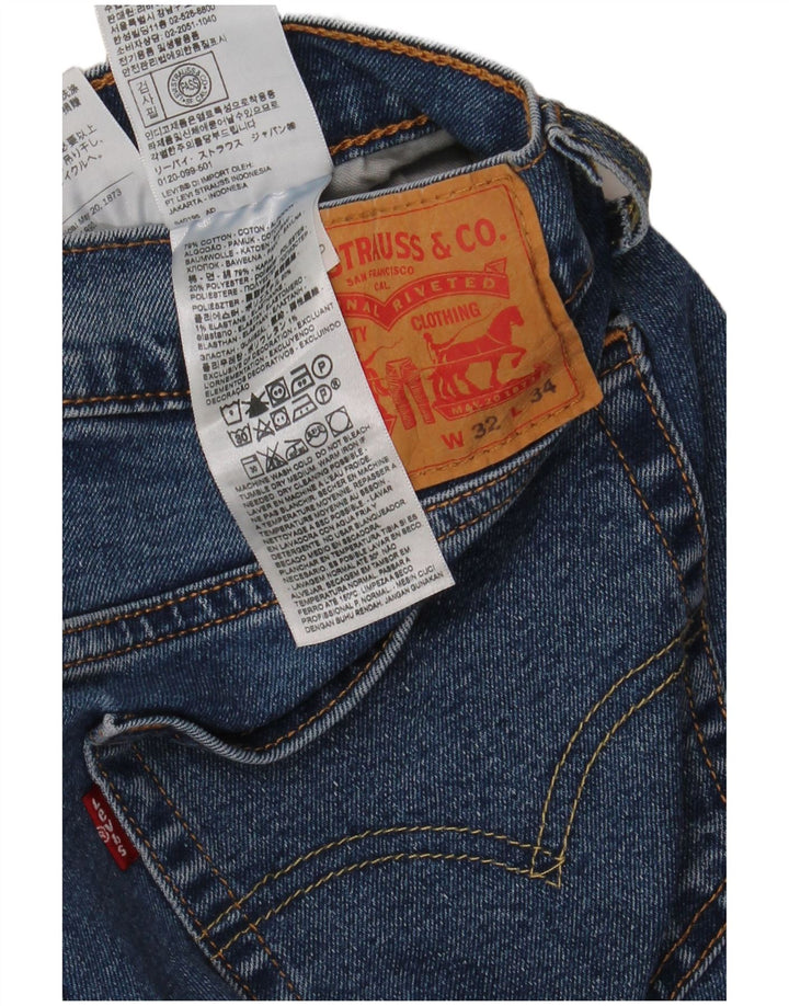 Calça Jeans Levis 511 Slim Masculina W32 L34 Azul Algodão