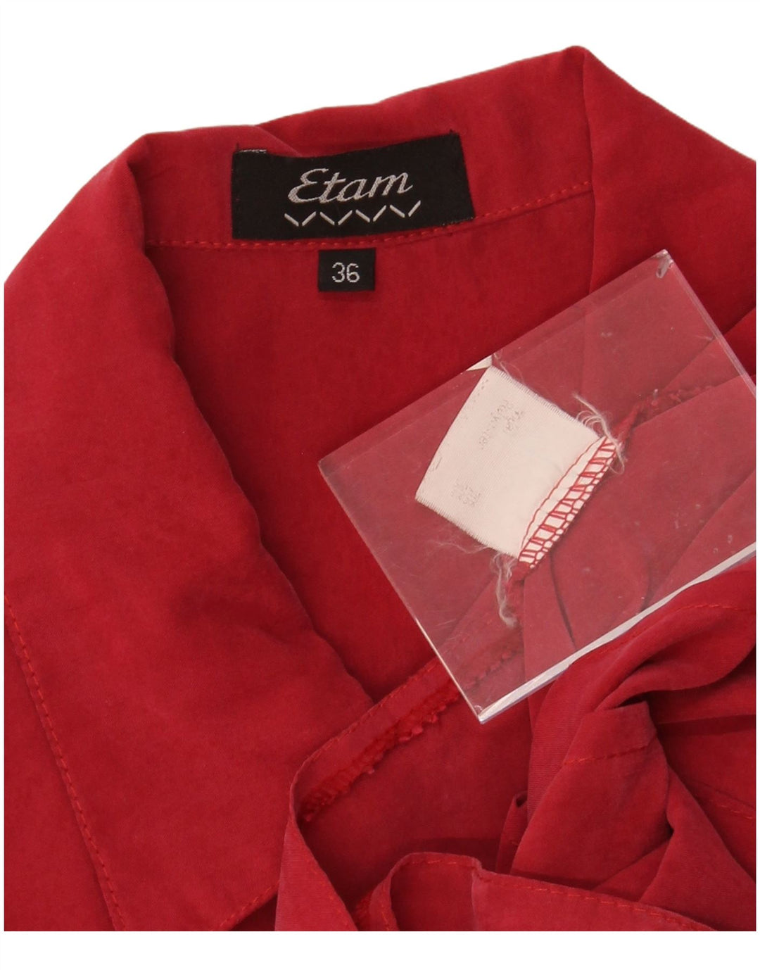 Camisa Feminina ETAM EU 36 Pequeno Modal Vermelho