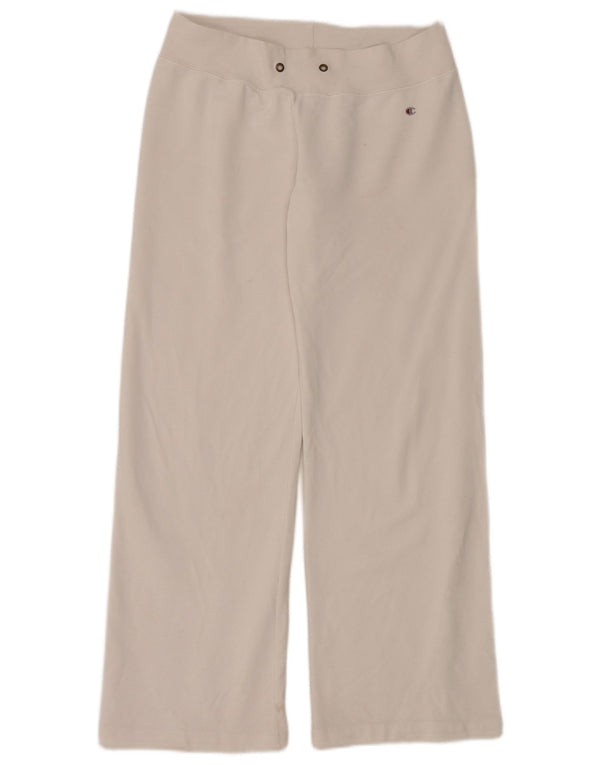 Calça de treino feminina Champion UK 14 algodão branco médio