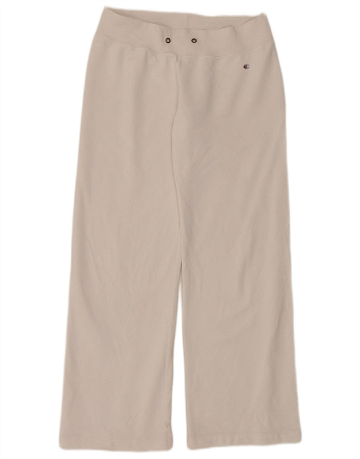 Calça de treino feminina Champion UK 14 algodão branco médio