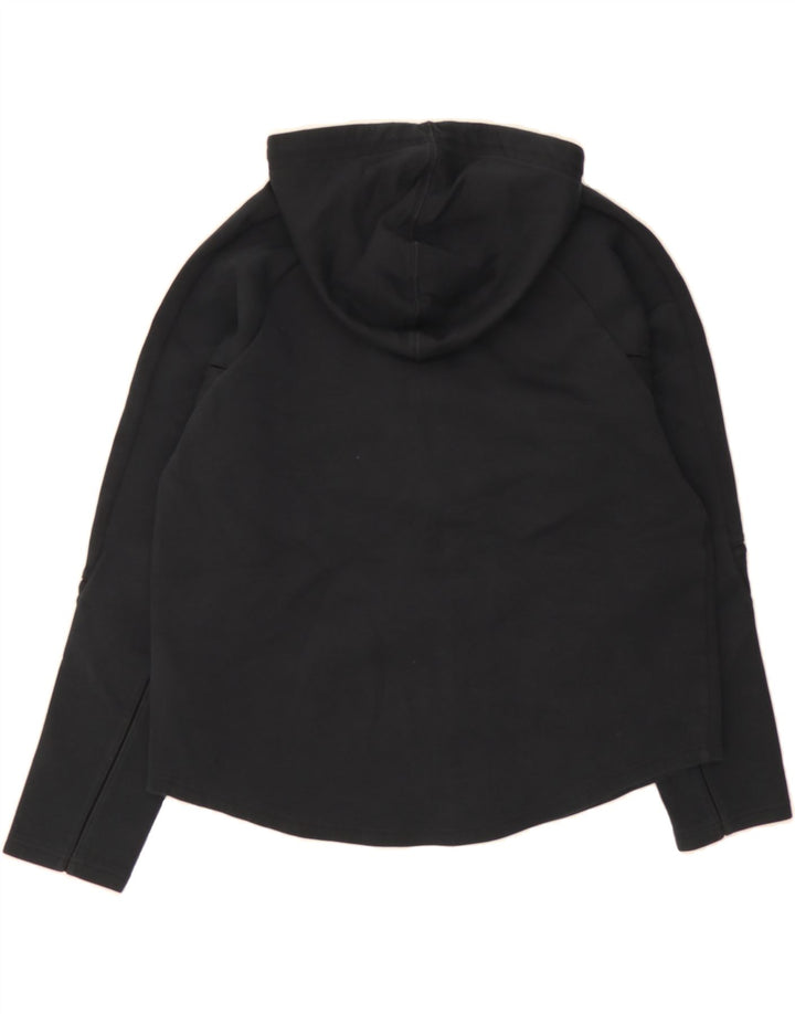PUMA Womens Zip Hoodie Sweater UK 18 XL Black Cotton Vintage Puma and Second-Hand Puma from Messina Hembry 