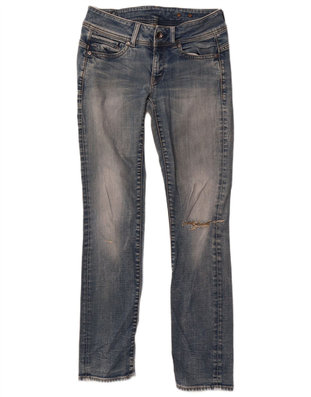 Calça jeans skinny feminina G-Star W30 L31 azul