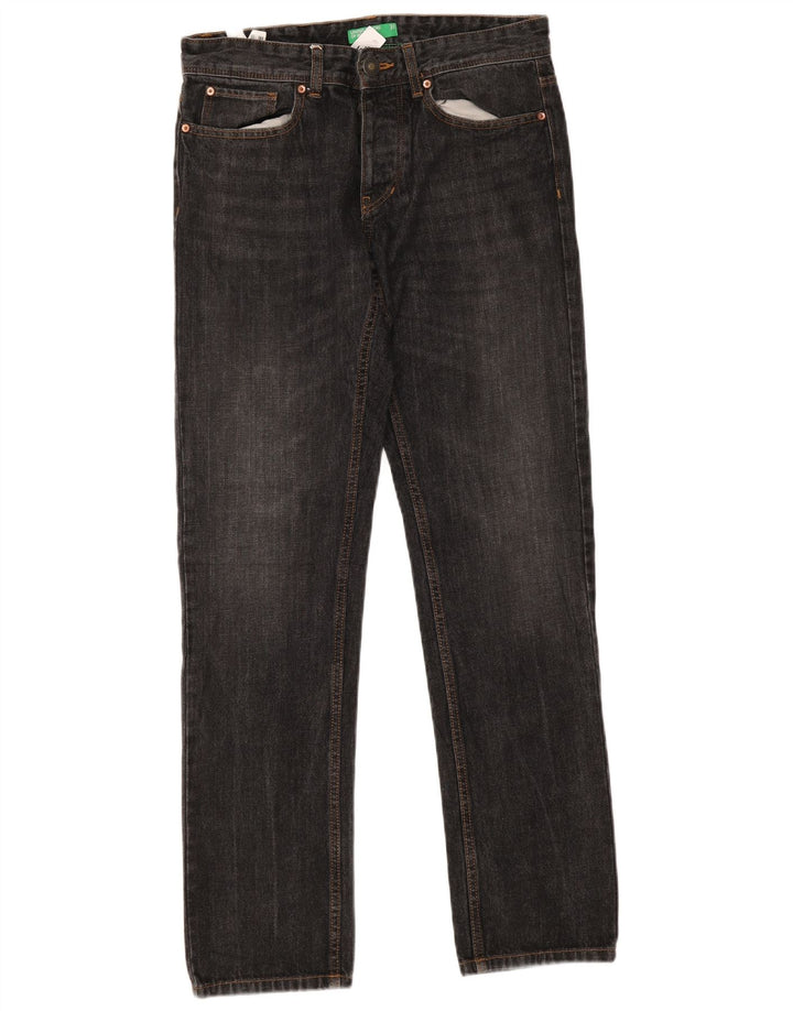 Benetton Jeans Slim Masculino W31 L32 Cinza