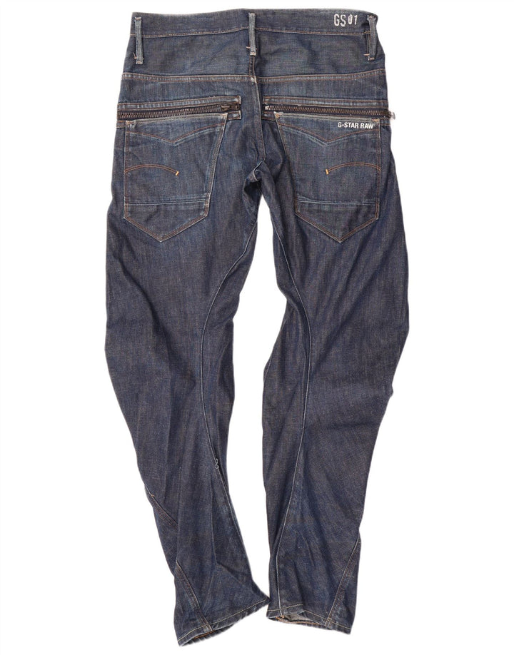 G-STAR Masculino Banana Slim Jeans W33 L32 Azul Algodão