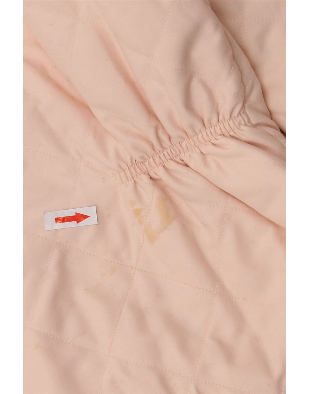 Jaqueta acolchoada feminina Adidas UK 14 poliéster rosa médio