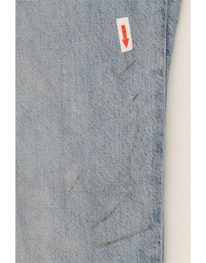 Lee Womens High Rise Loose Jeans US 9 Médio W30 L26 Algodão Azul