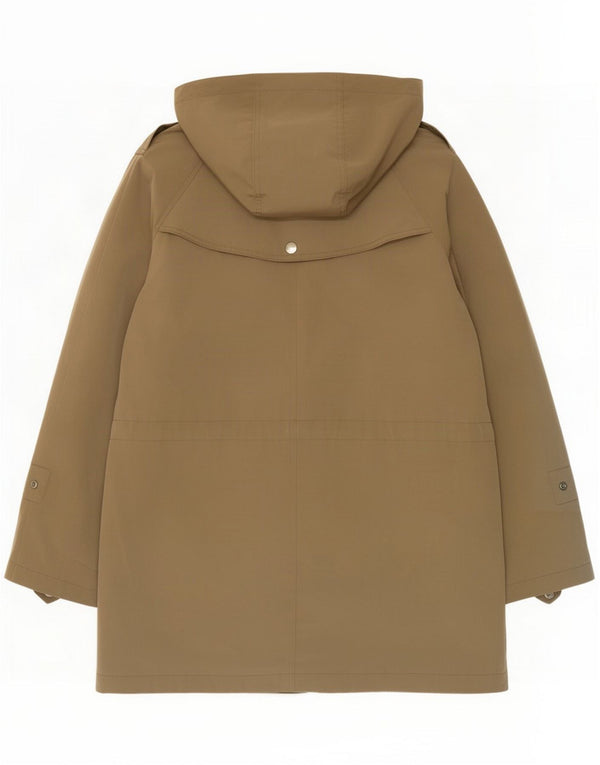 Jaqueta Parka feminina com capuz Nautica UK 14 Médio Cáqui