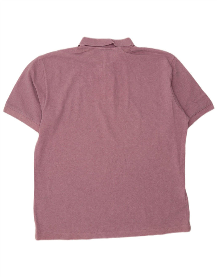 Camisa polo masculina KAPPA grande rosa algodão clássico