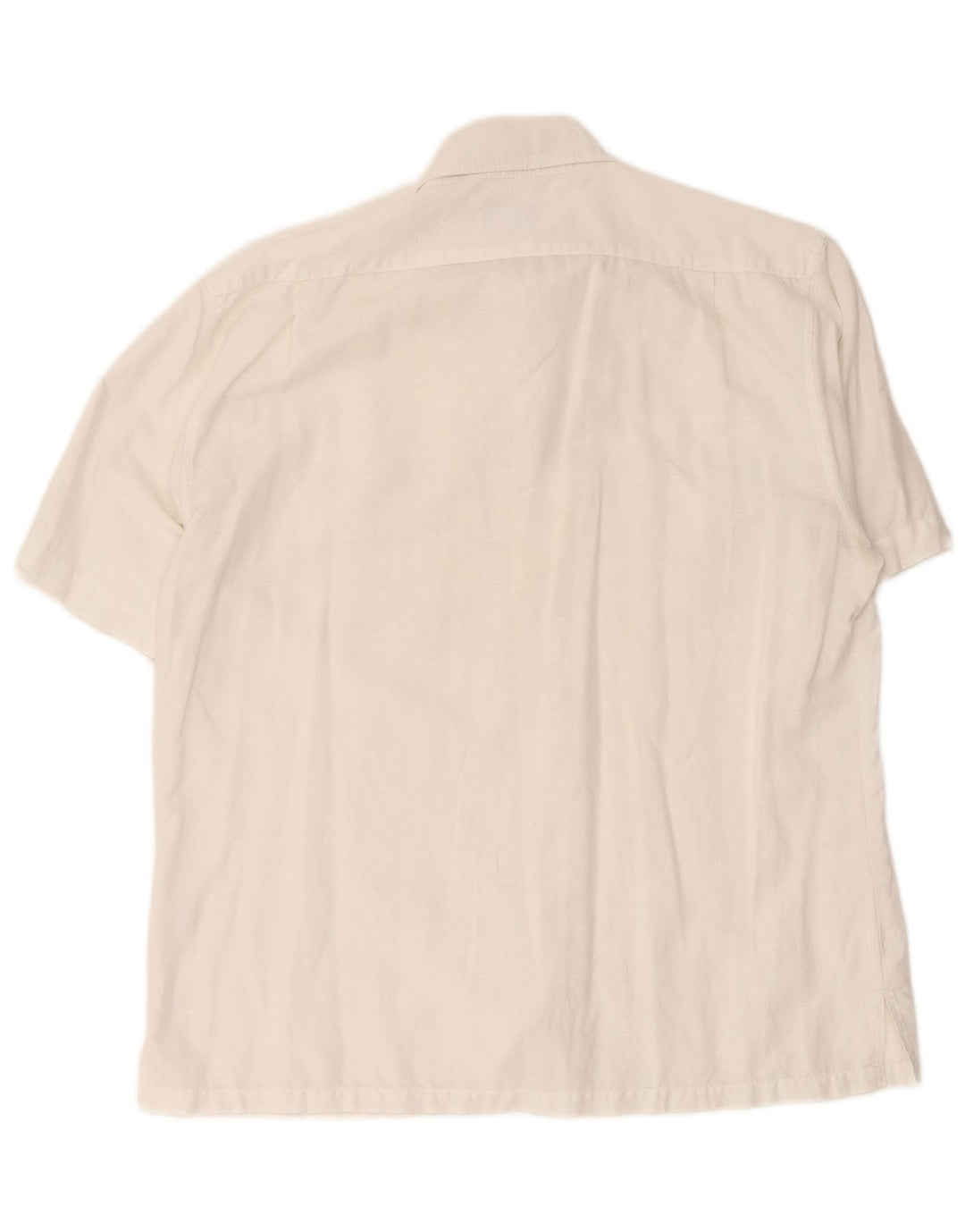 Camisa masculina de manga curta Rifle grande algodão branco