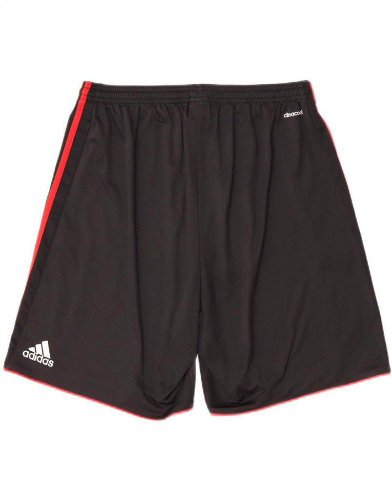ADIDAS Boys Climacool Sport Shorts 13-14 Years XL Black Polyester Vintage Adidas and Second-Hand Adidas from Messina Hembry 