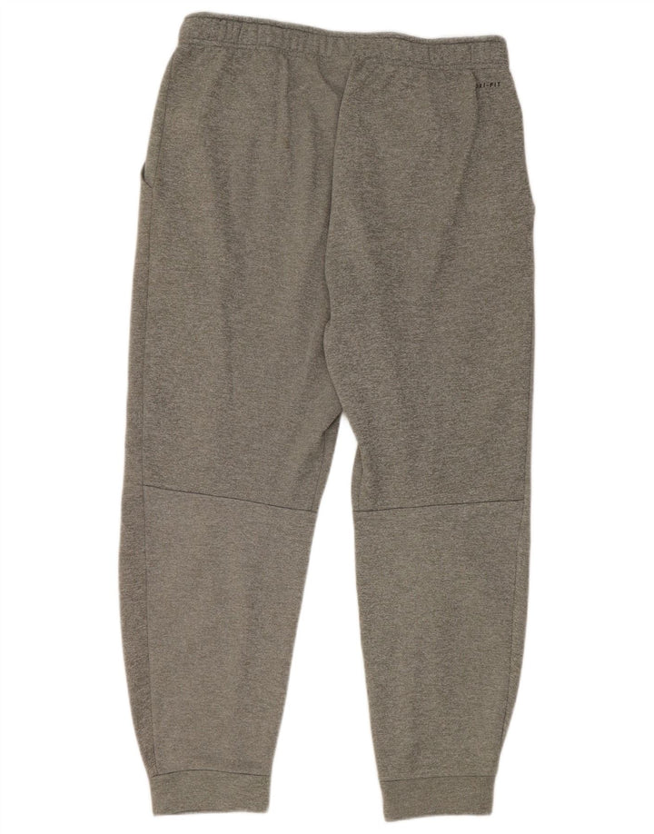 Nike Mens Dri Fit Calças de treino Joggers Grande Cinza Poliéster