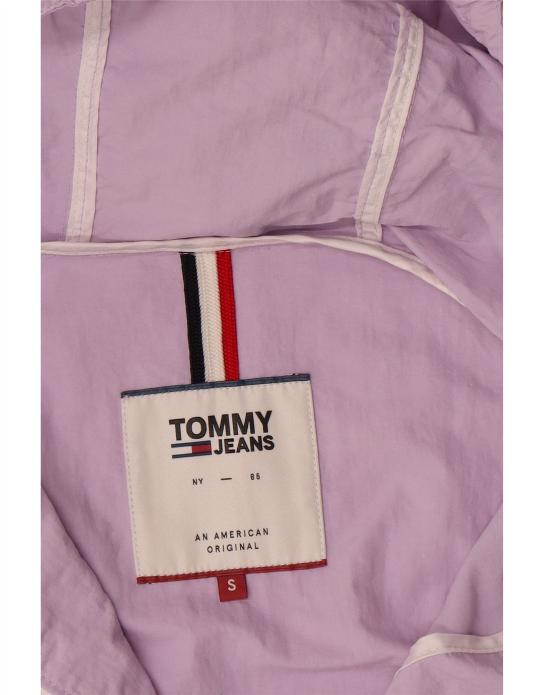 Jaqueta masculina Tommy Hilfiger Graphic Anorak UK 10 pequena multicolorida