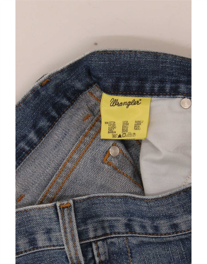 Wrangler Masculino Evolution Bootcut Jeans W29 L28 Azul Algodão