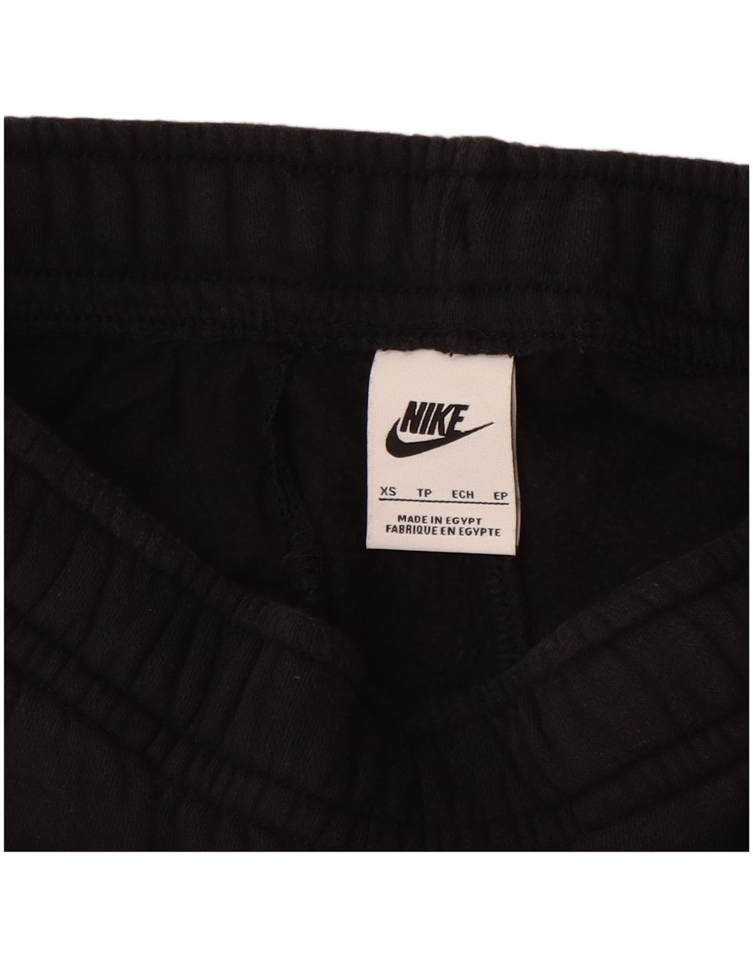 Calça de treino masculina NIKE XS de algodão preto
