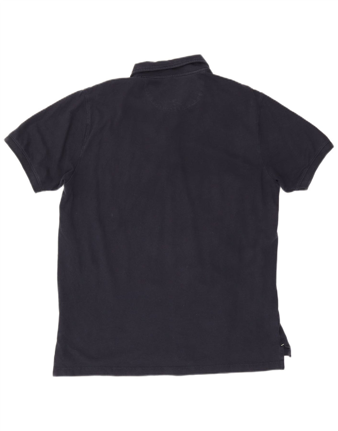 Camisa polo masculina Orvis grande algodão azul marinho