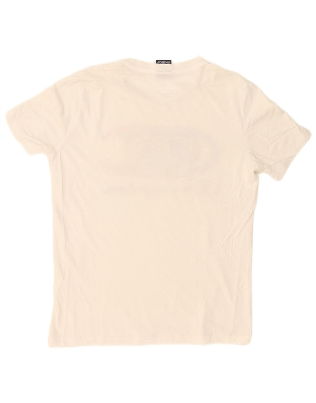 Camiseta masculina gráfica Champion pequena branca