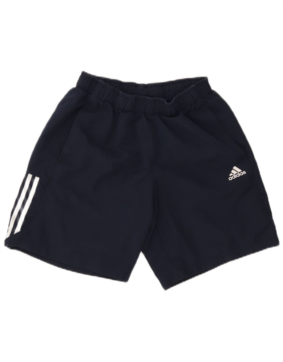 ADIDAS Mens Sport Shorts Médio Azul Marinho Poliéster