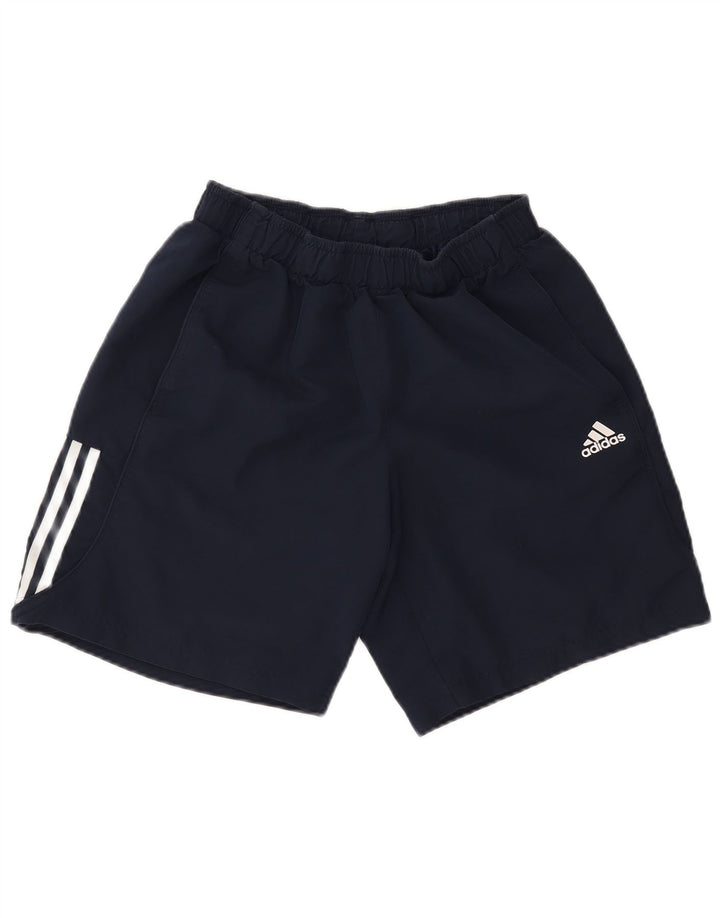 ADIDAS Mens Sport Shorts Médio Azul Marinho Poliéster