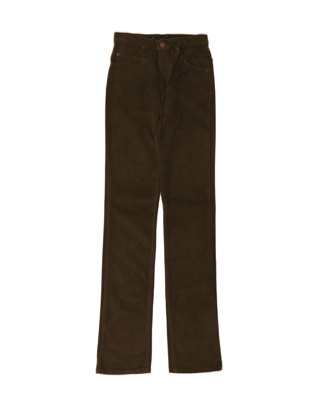 RIFLE Womens Slim Bootcut Casual Trousers W26 L36  Khaki Cotton Vintage Rifle and Second-Hand Rifle from Messina Hembry 