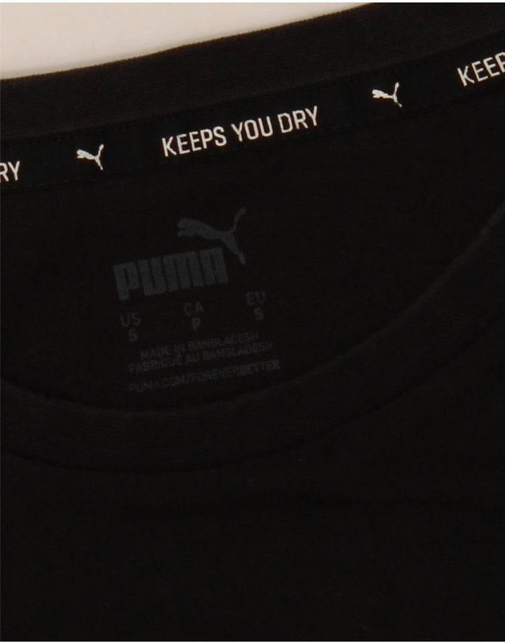 Puma Camiseta Masculina Graphic Top Pequeno Preto