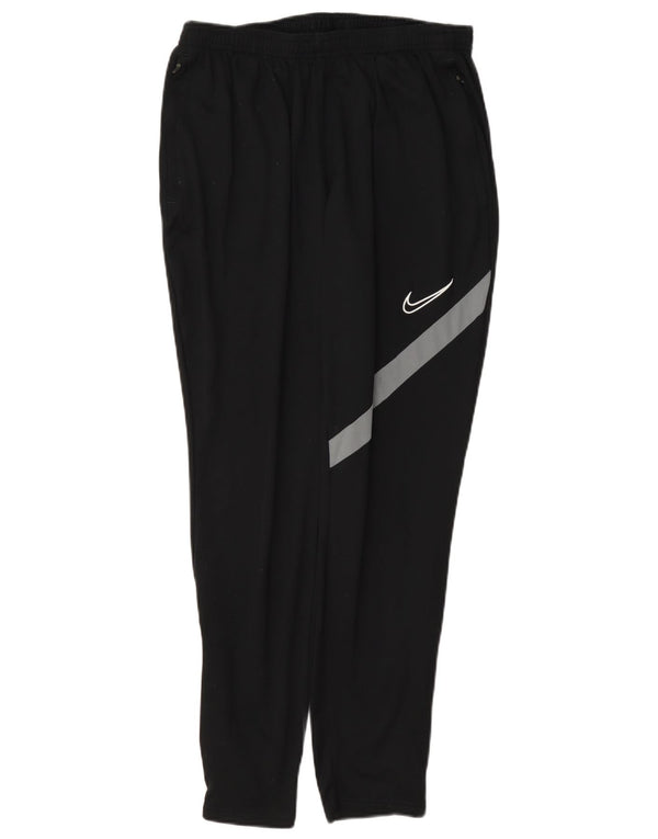 Calça de treino masculina Nike Dri Fit grande poliéster colorblock preto