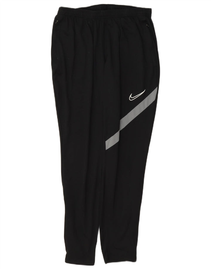 Calça de treino masculina Nike Dri Fit grande poliéster colorblock preto
