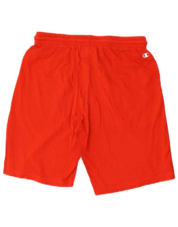 Shorts esportivos gráficos Champion Boys 13-14 anos XL algodão vermelho