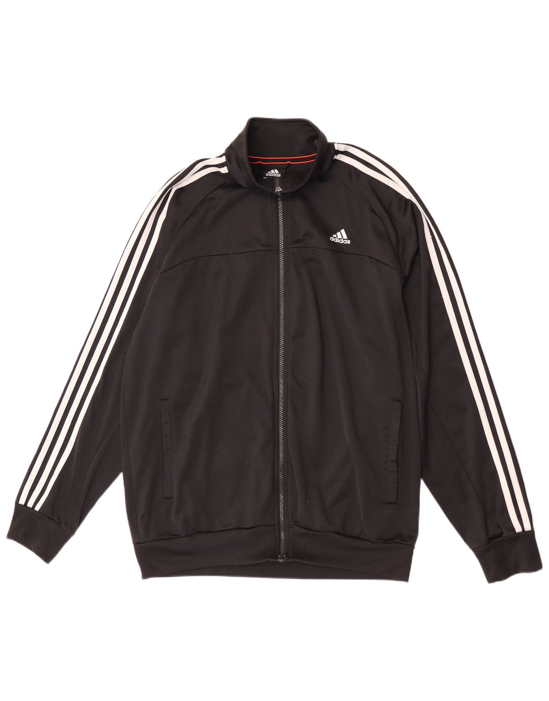 Adidas Mens Climalite Tracksuit Top Jacket UK 44/46 Grande Preto Poliéster