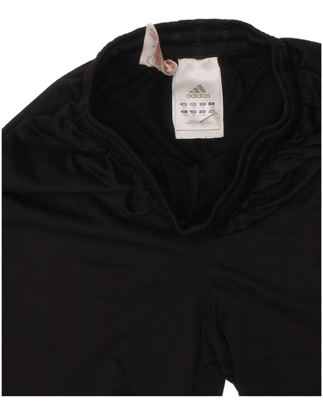 Shorts esportivos Adidas meninos 7-8 anos preto poliéster