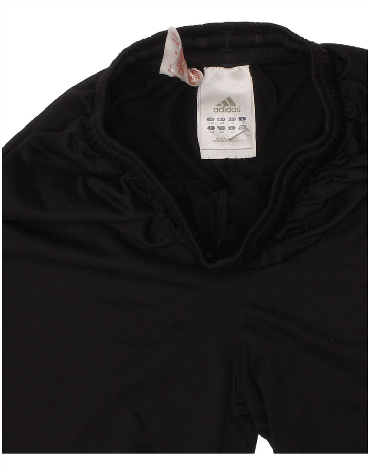 Shorts esportivos Adidas meninos 7-8 anos preto poliéster