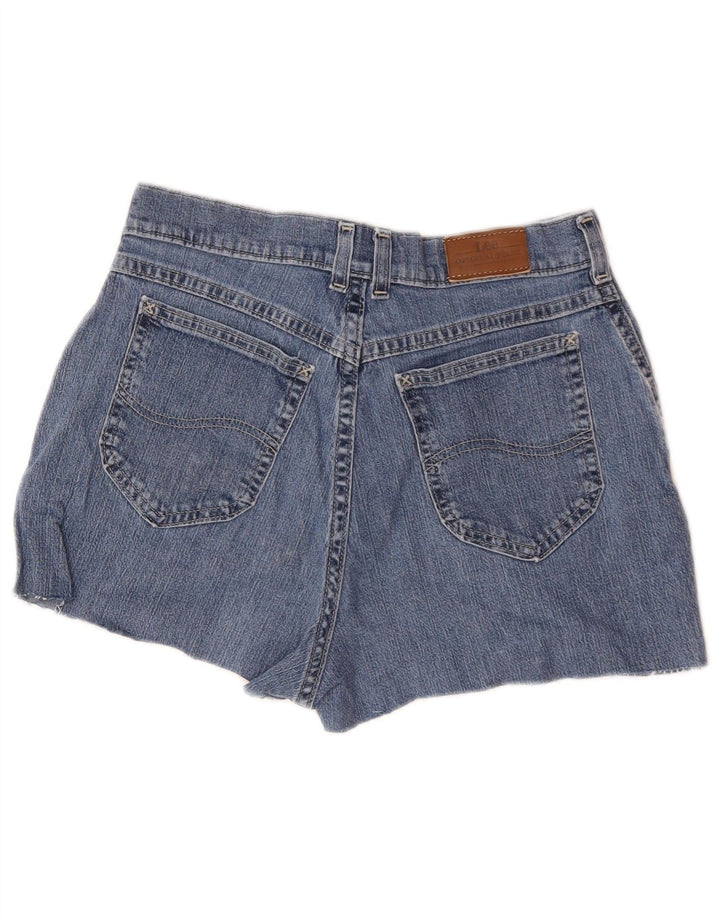 Shorts jeans feminino LEE W28 algodão azul médio