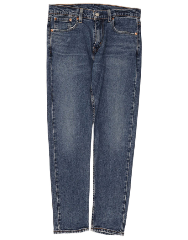Levi's Masculino 512 Slim Tapered Jeans W30 L30 Azul Algodão