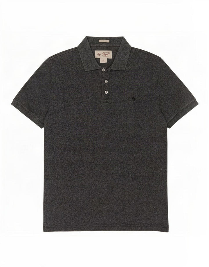 Camisa polo masculina Classic Fit da Penguin cinza médio