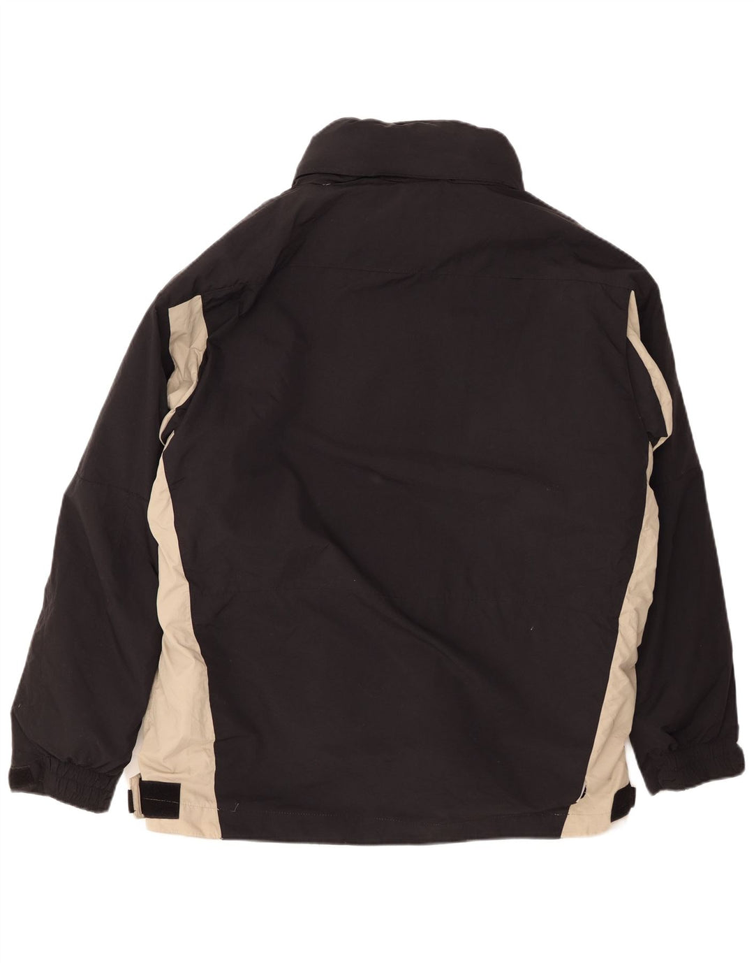 Jaqueta corta-vento masculina KAPPA Loose Fit UK 40 grande bloco colorido preto