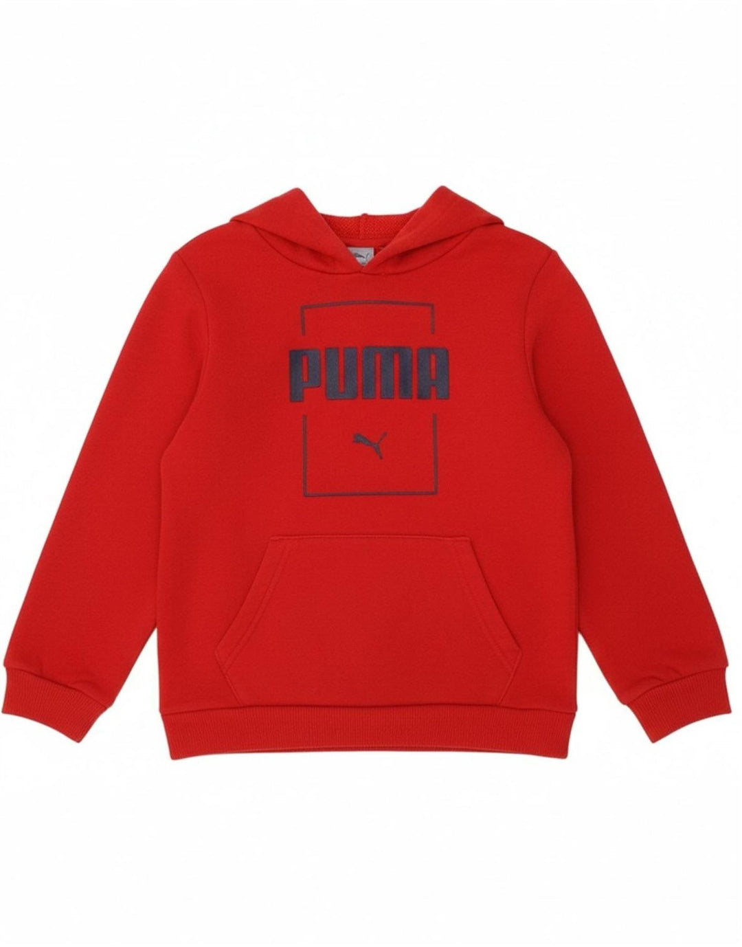 Jumper com capuz gráfico PUMA Boys 5-6 anos vermelho